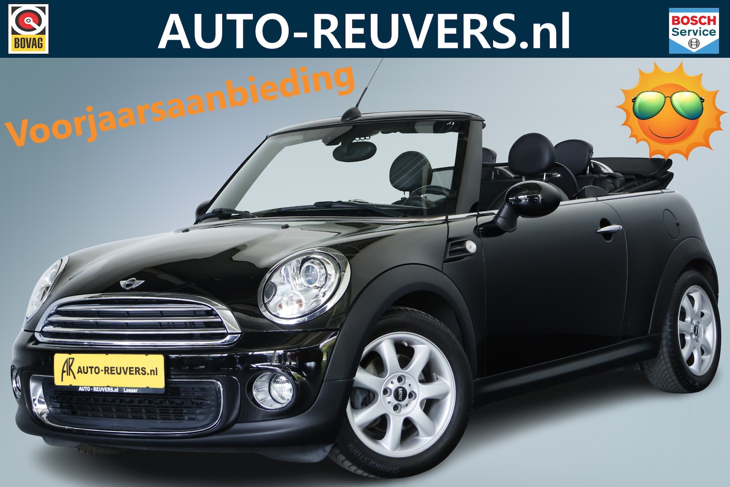 MINI Cabrio - Mini 1.6 Cooper Chili / Bi-Xenon / Leder / Navi / Opendak / Clima - AutoWereld.nl