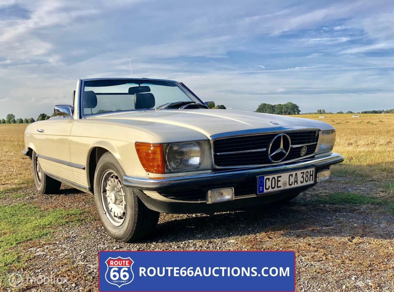 Mercedes-Benz SL-klasse Cabrio - 380SL 1983 | Route 66 auctions - AutoWereld.nl