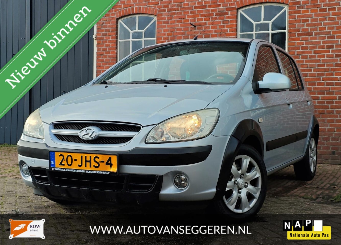 Hyundai Getz - 1.4i - Airco / Elek. ramen / 95PK / APK / NAP - AutoWereld.nl