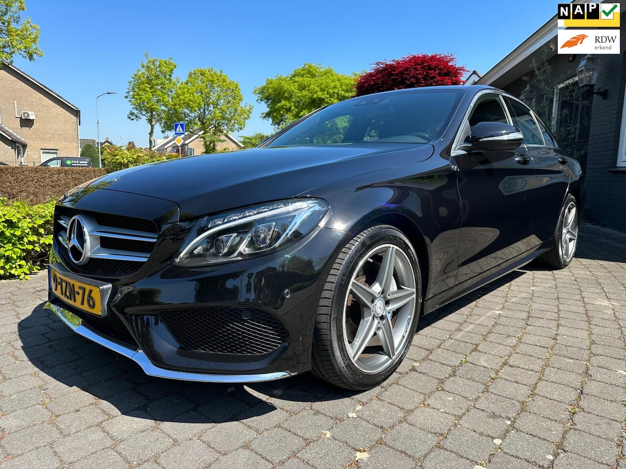 Mercedes-Benz C-klasse - 220 CDI AMG, Org NL, Leder - AutoWereld.nl