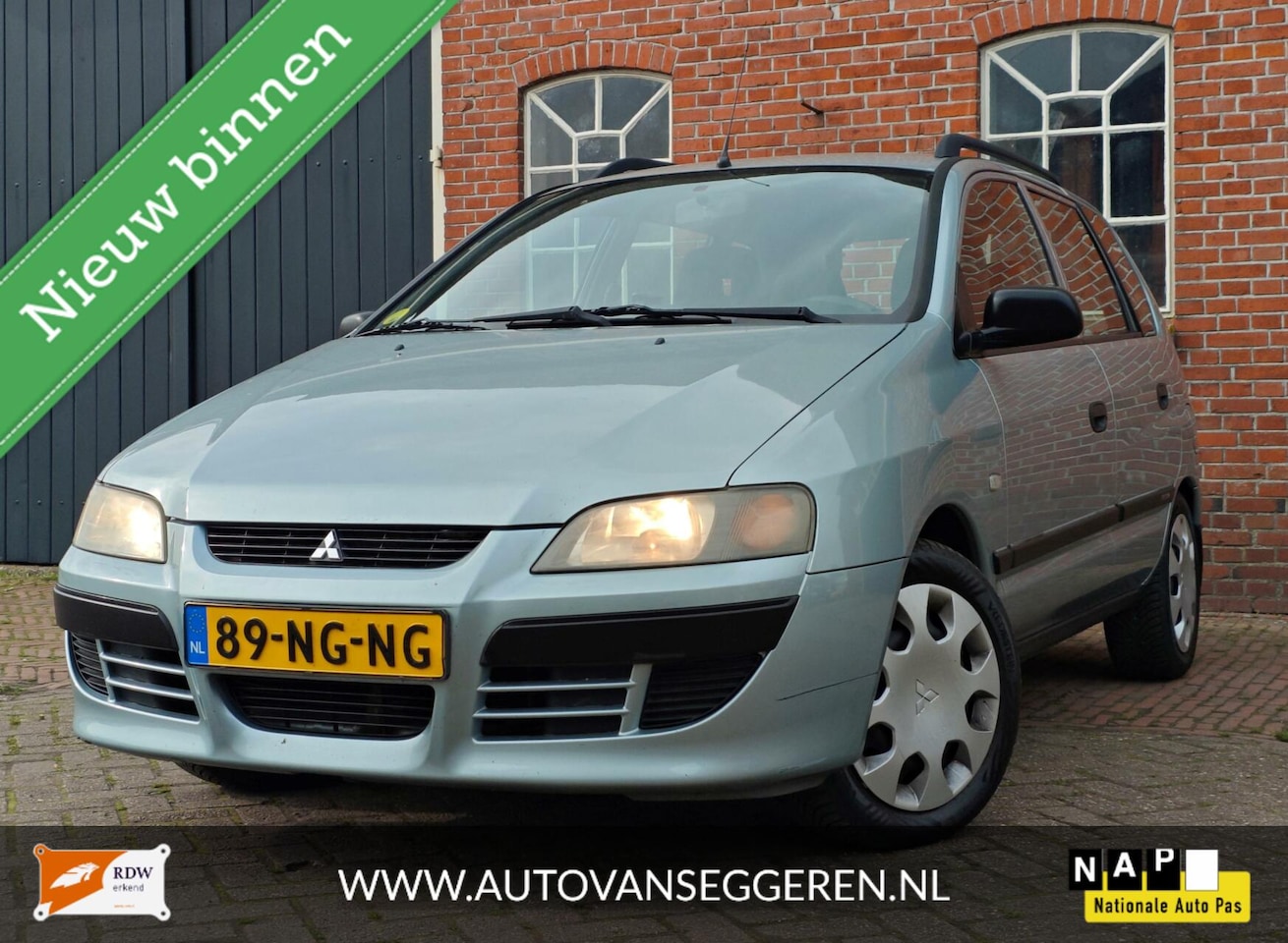 Mitsubishi Space Star - 1.6 - Trekhaak / Nwe. APK / Airco / Cruise - AutoWereld.nl