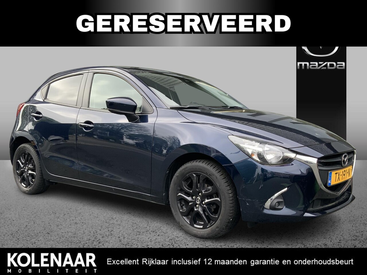 Mazda 2 - 1.5 Sky-G Sport Selected /Navi/Cruise/Camera/Black aluminium velgen - AutoWereld.nl