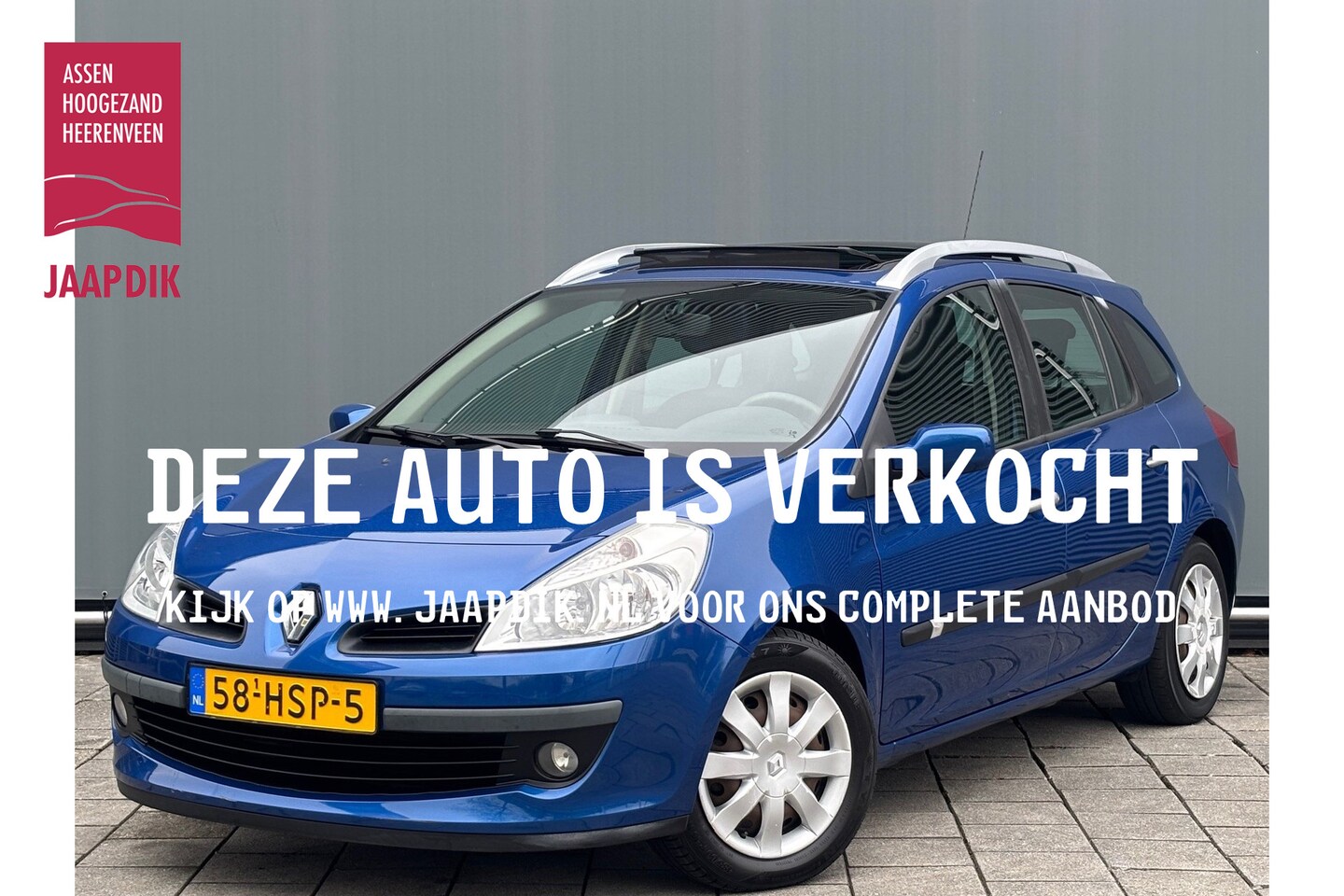 Renault Clio Estate - BWJ 2009 | 1.2 TCE 101PK Dynamique | AIRCO | CRUISE | PDC | SCHUIFDAK | - AutoWereld.nl