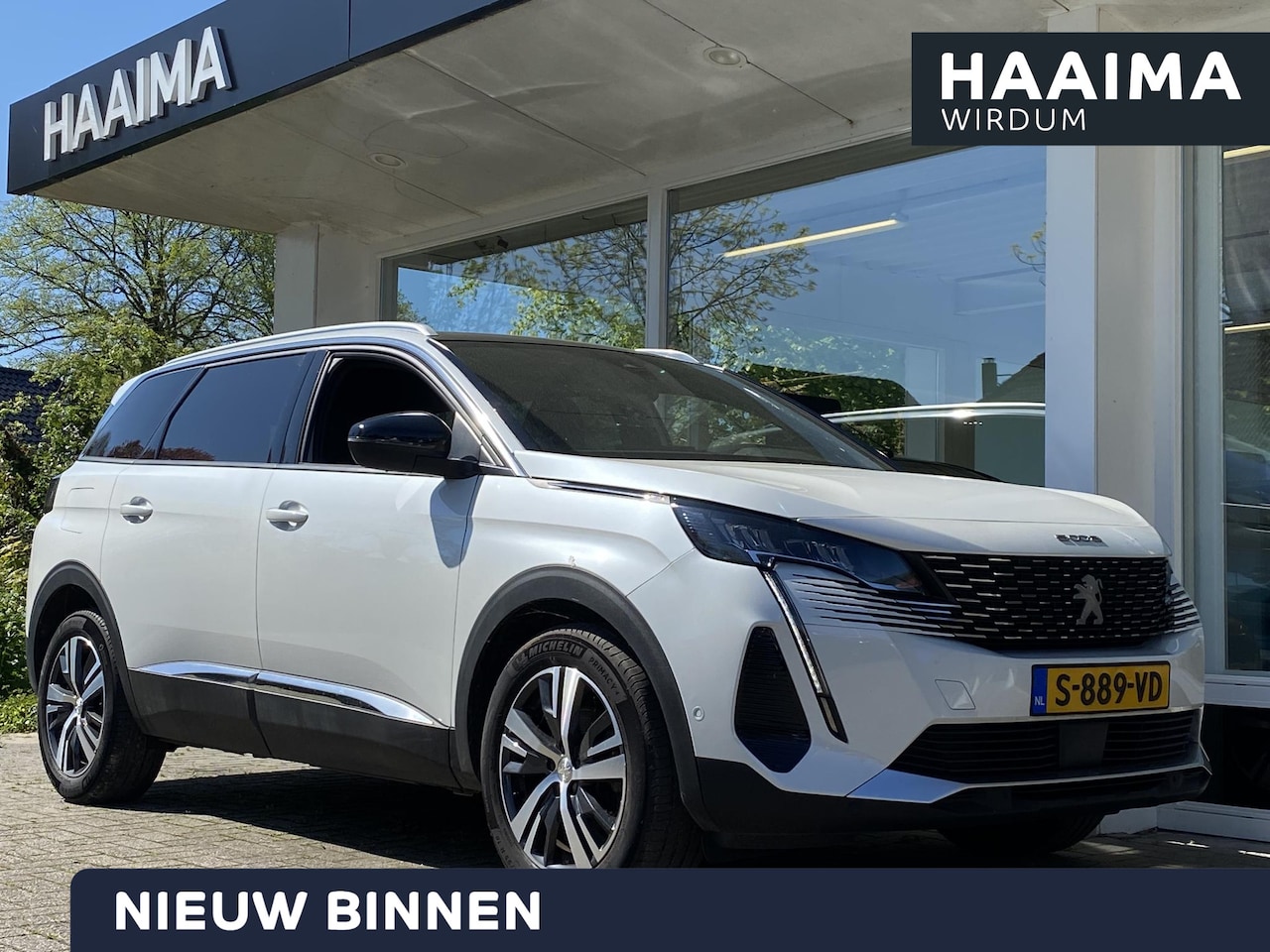 Peugeot 5008 - 1.2T 130pk Allure Pack Business | 7 zitplaatsen | Afneembare trekhaak | Navigatie | Achter - AutoWereld.nl