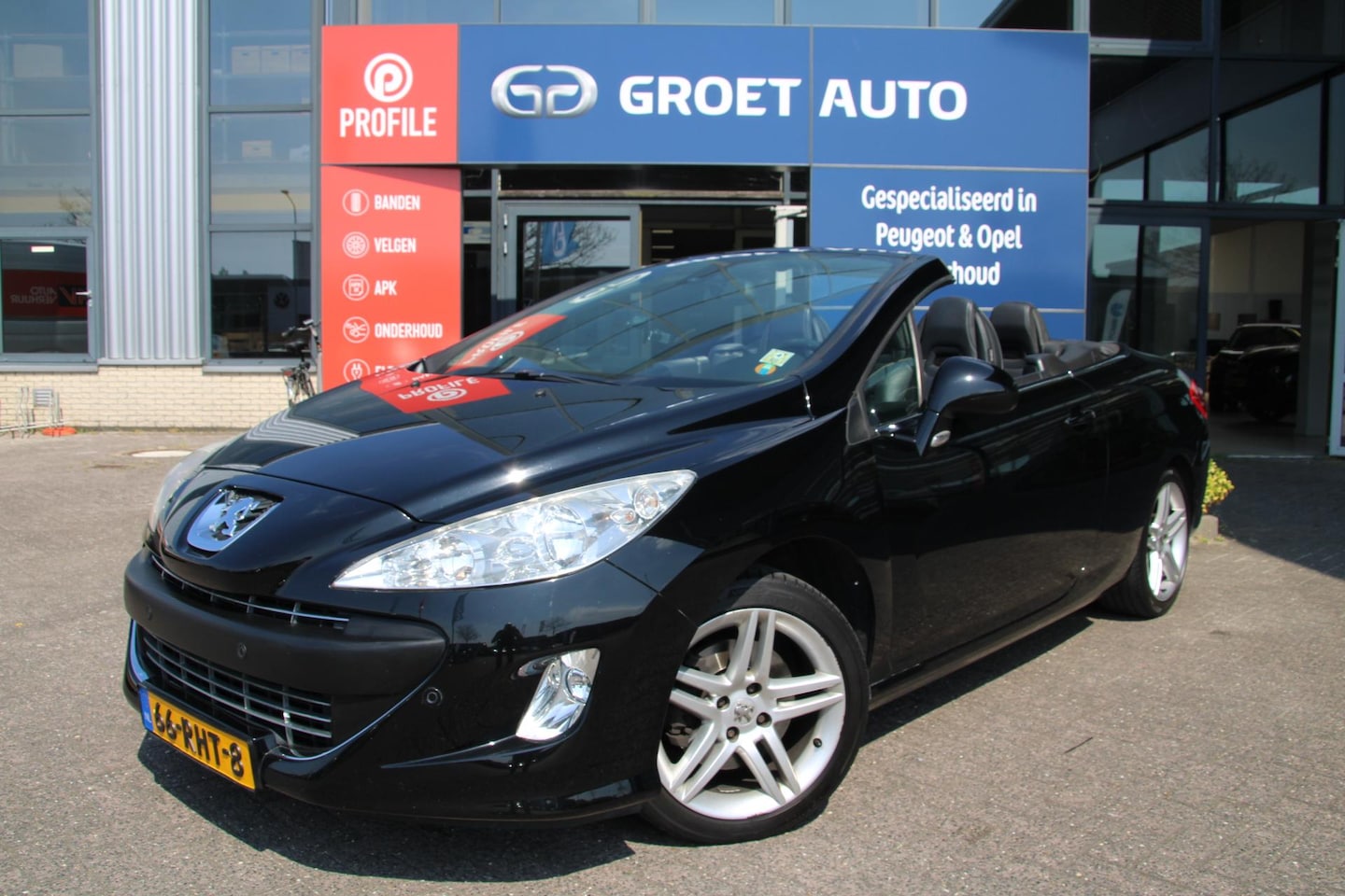 Peugeot 308 CC - 1.6 THP Noir & Blanc Airco Leer Navi Dealer onderhouden VOL!!!!! - AutoWereld.nl