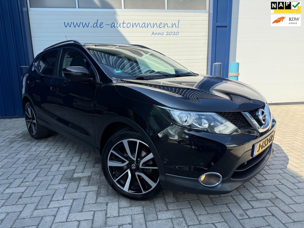 Nissan Qashqai - 1.2 Tekna 116 pk Automaat / LEER / DAK / TREKHAAK / NAVI / DEALER ONDERHOUDEN - AutoWereld.nl