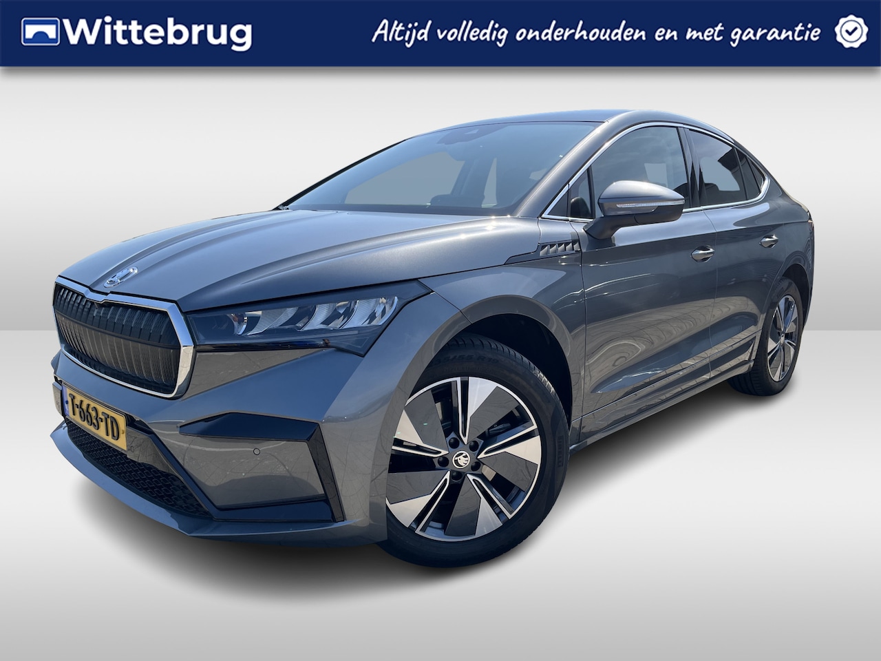 Skoda Enyaq Coupé iV - 60 Business Edition 58 kWh / Achteruitrijcamera / Panoramadak / Verstelbare Lendensteun - AutoWereld.nl