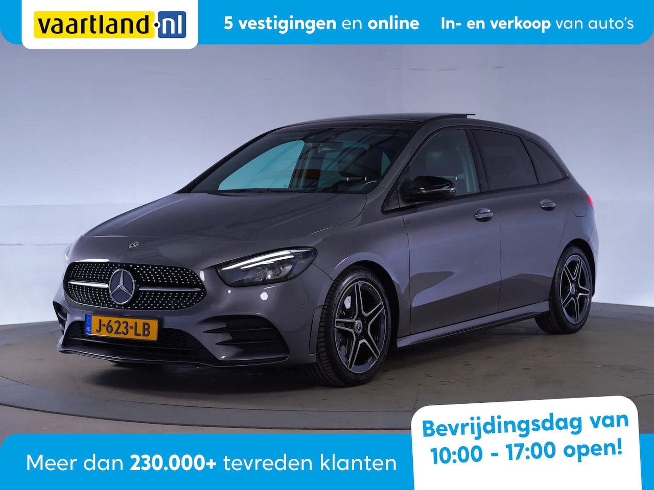 Mercedes-Benz B-klasse - 220 AMG Line Night [ Panorama Sfeerverlichting Trekhaak ] - AutoWereld.nl