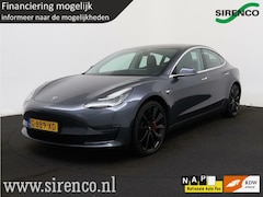 Tesla Model 3 - PERFORMANCE AWD 75 kWh dual motor 462pk leder panodak stoelverwarming v+a autopilot dab+ a