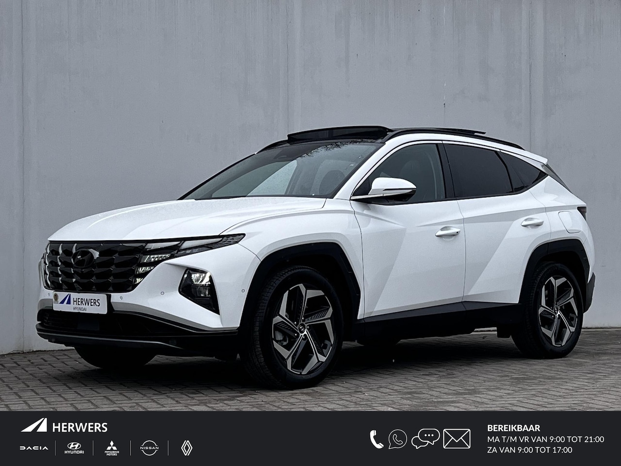 Hyundai Tucson - 1.6 T-GDI HEV 230pk Premium Sky Automaat / Trekgewicht 1.650 kg / Glazen schuif-kanteldak - AutoWereld.nl
