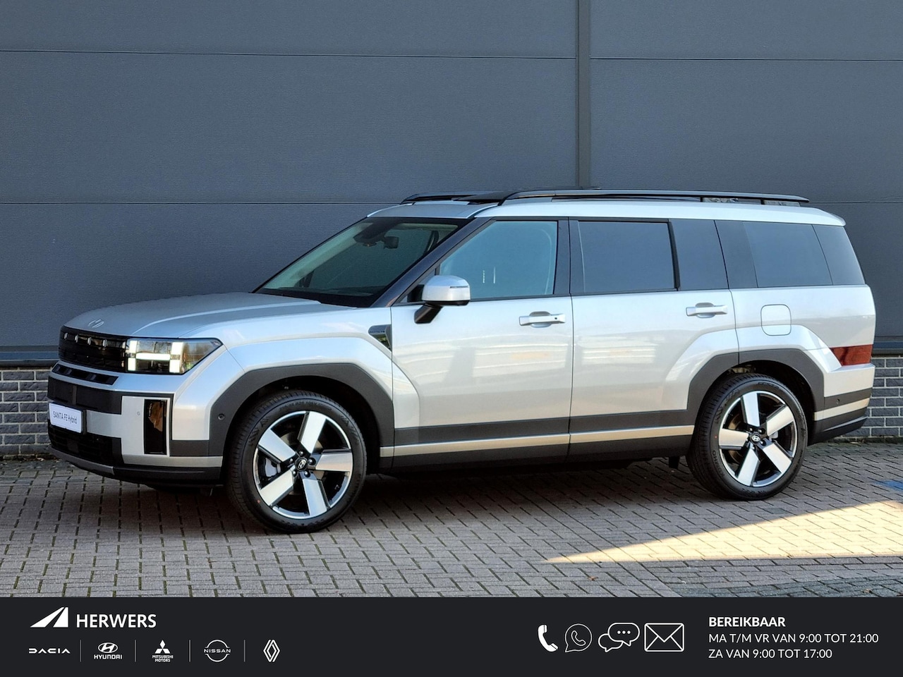 Hyundai Santa Fe - 1.6 T-GDI HEV Premium Sky 7p. / Direct Leverbaar / Direct Leverbaar / Elektrisch Schuif-/K - AutoWereld.nl