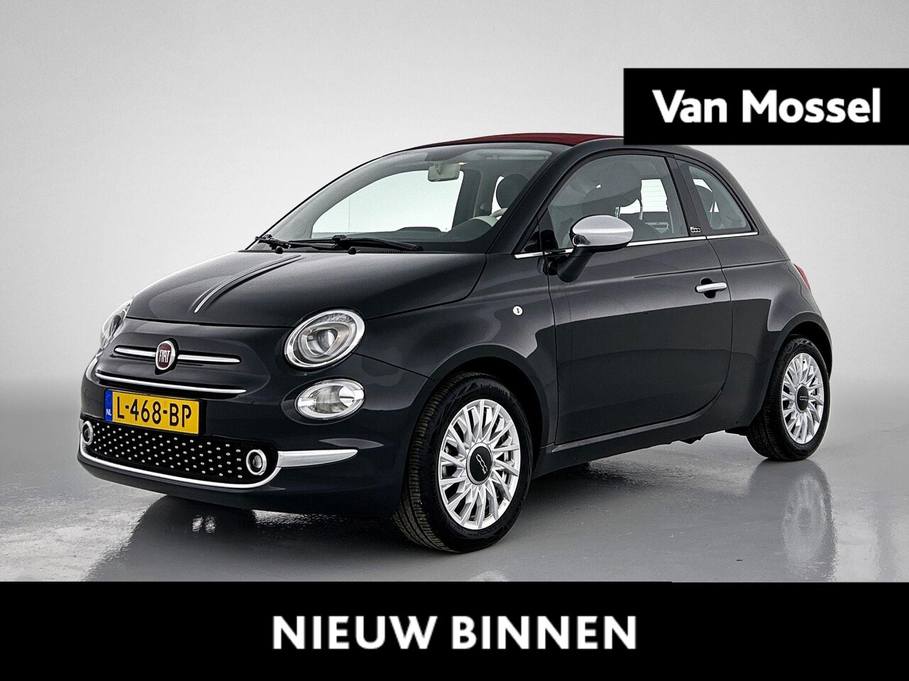 Fiat 500 C - 1.0 Hybrid Star | APPLE CARPLAY | DIGITALE COCKPIT | LEDER | AIRCO | - AutoWereld.nl