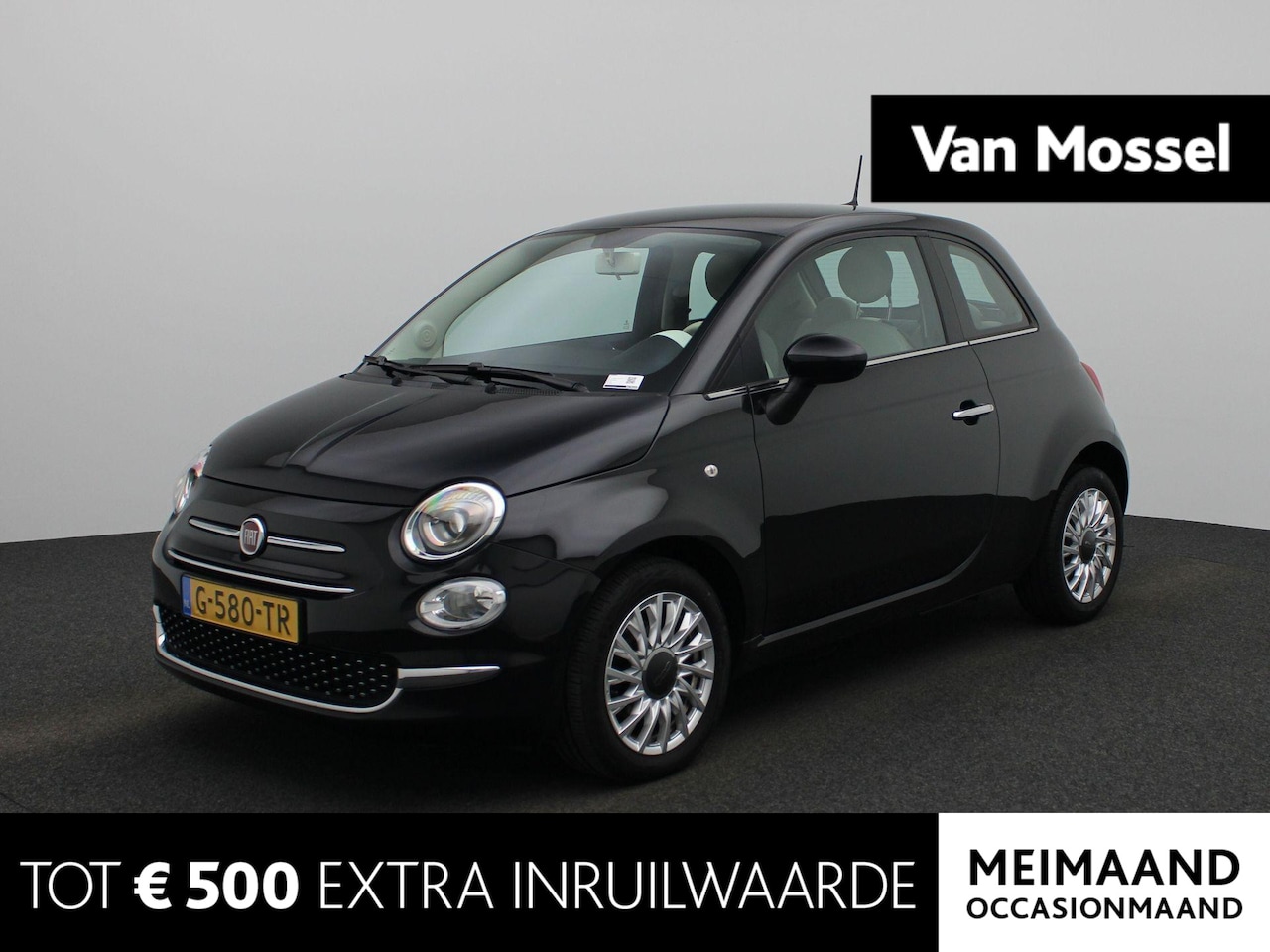 Fiat 500 - 1.2 Lounge | Automaat | Apple Carplay /Android Auto | Cruise control | Airco | Lichtmetale - AutoWereld.nl