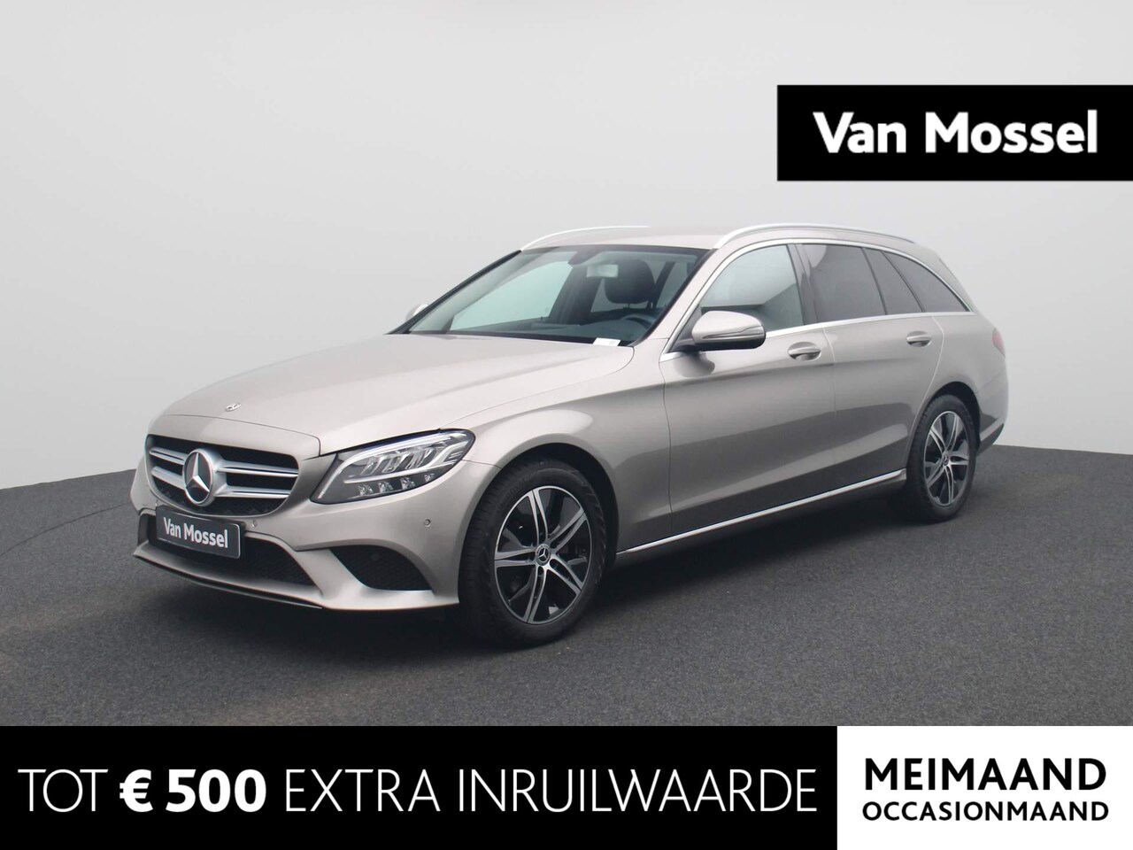 Mercedes-Benz C-klasse Estate - 180 d Business Solution | Leder | Navi | ECC | PDC | LMV | Cam | LED | - AutoWereld.nl