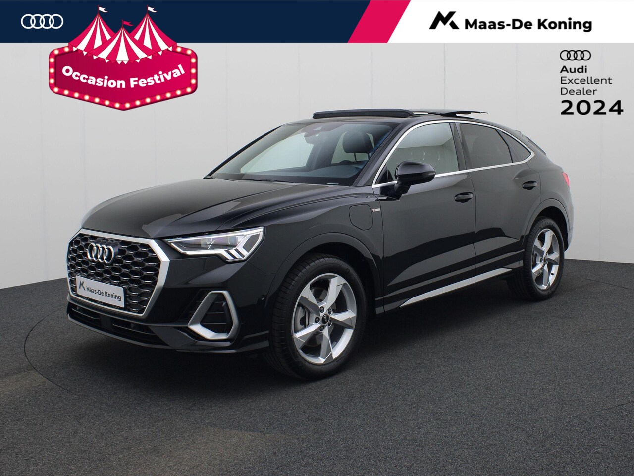Audi Q3 Sportback - 45 TFSIe 180kW/245PK S Line · Panoramadak · Trekhaak · Drive select · Garantie tot mei 202 - AutoWereld.nl
