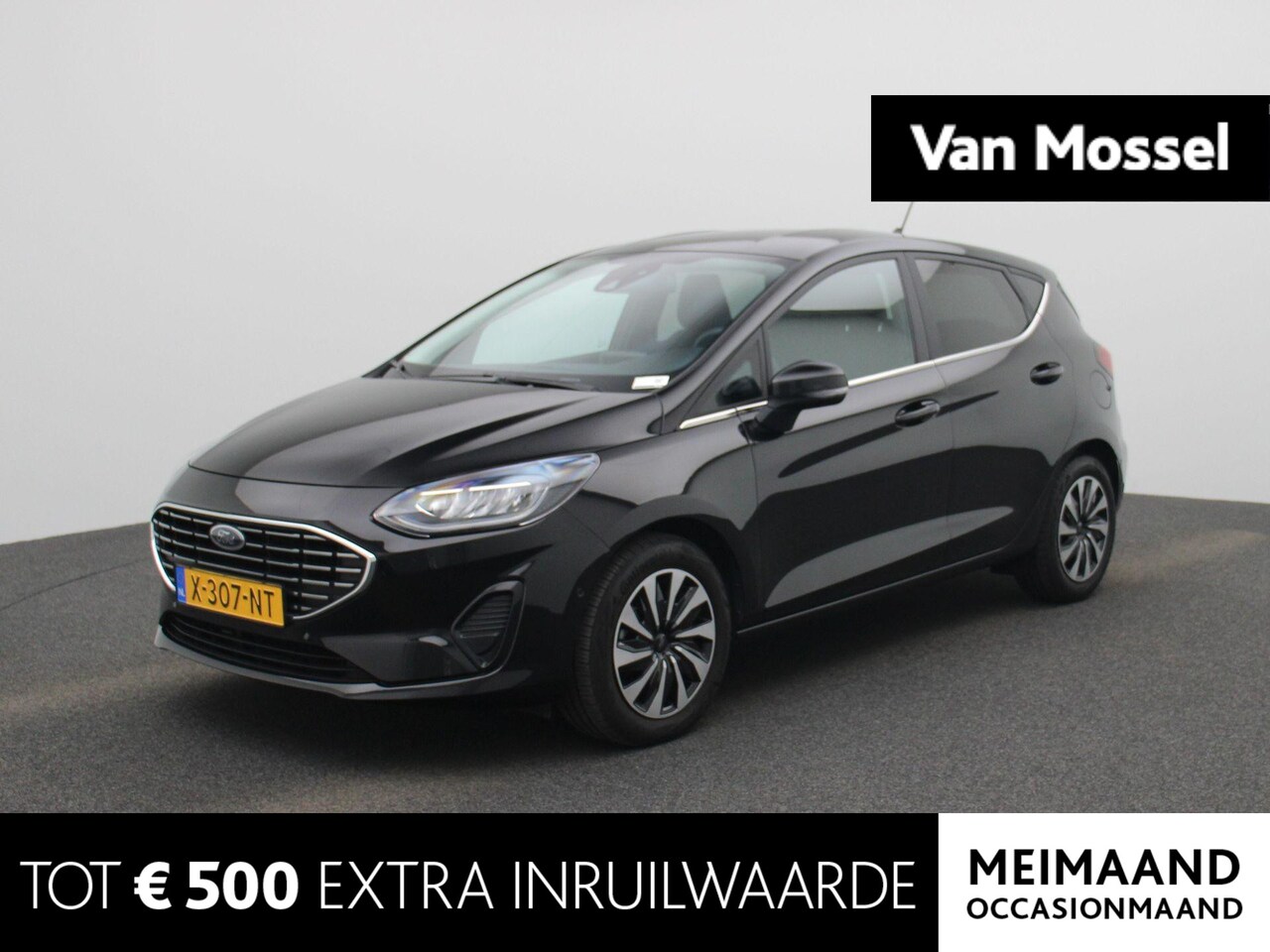 Ford Fiesta - 1.0 EcoBoost Hybrid Titanium X Navigatie | Camera | Cruise control | Winterpack | Apple ca - AutoWereld.nl