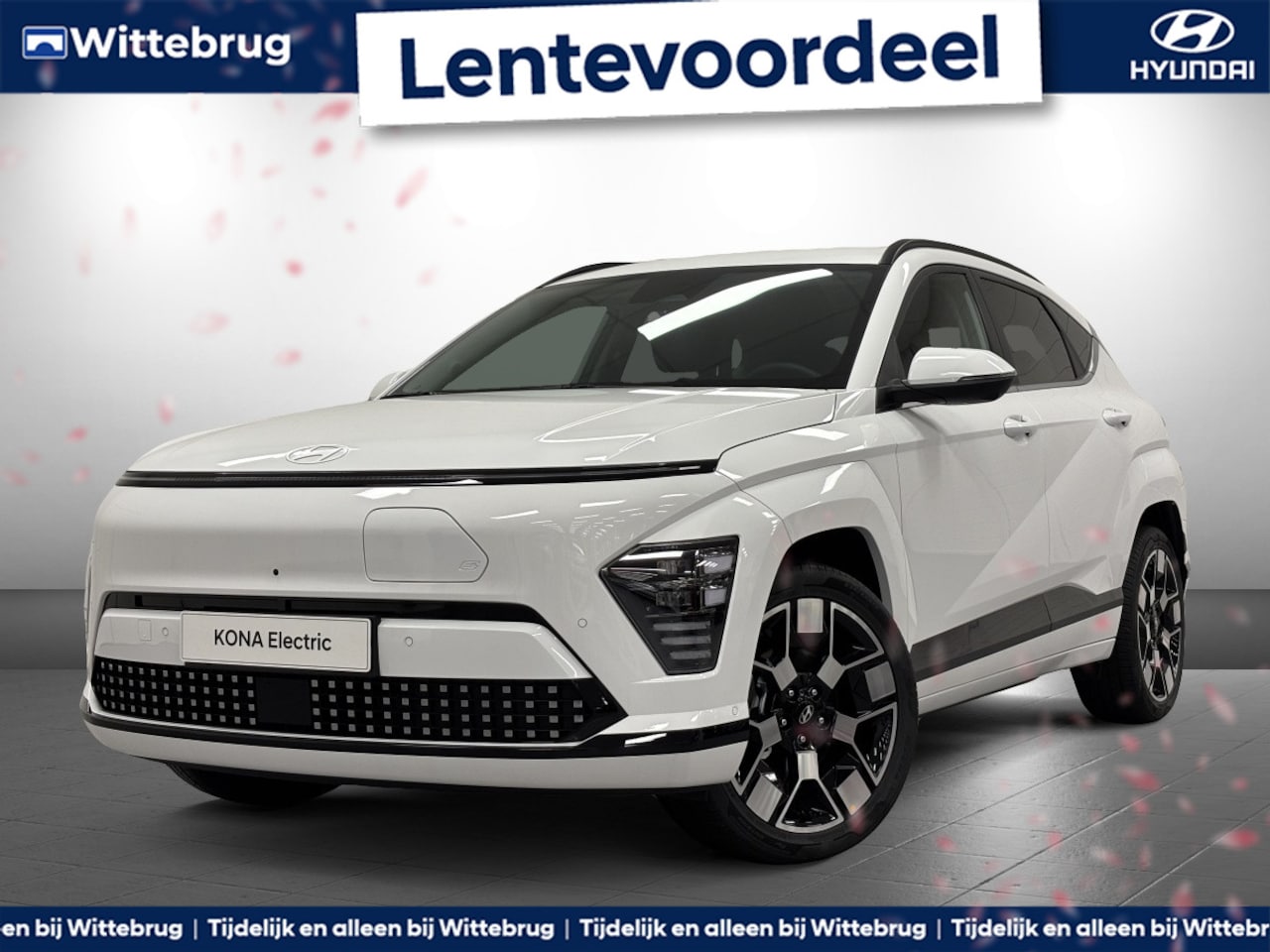 Hyundai Kona Electric - Premium 65.4 kWh Volledig Elektrische Automaat met Navigatie, Lederen bekleding en Stoelve - AutoWereld.nl