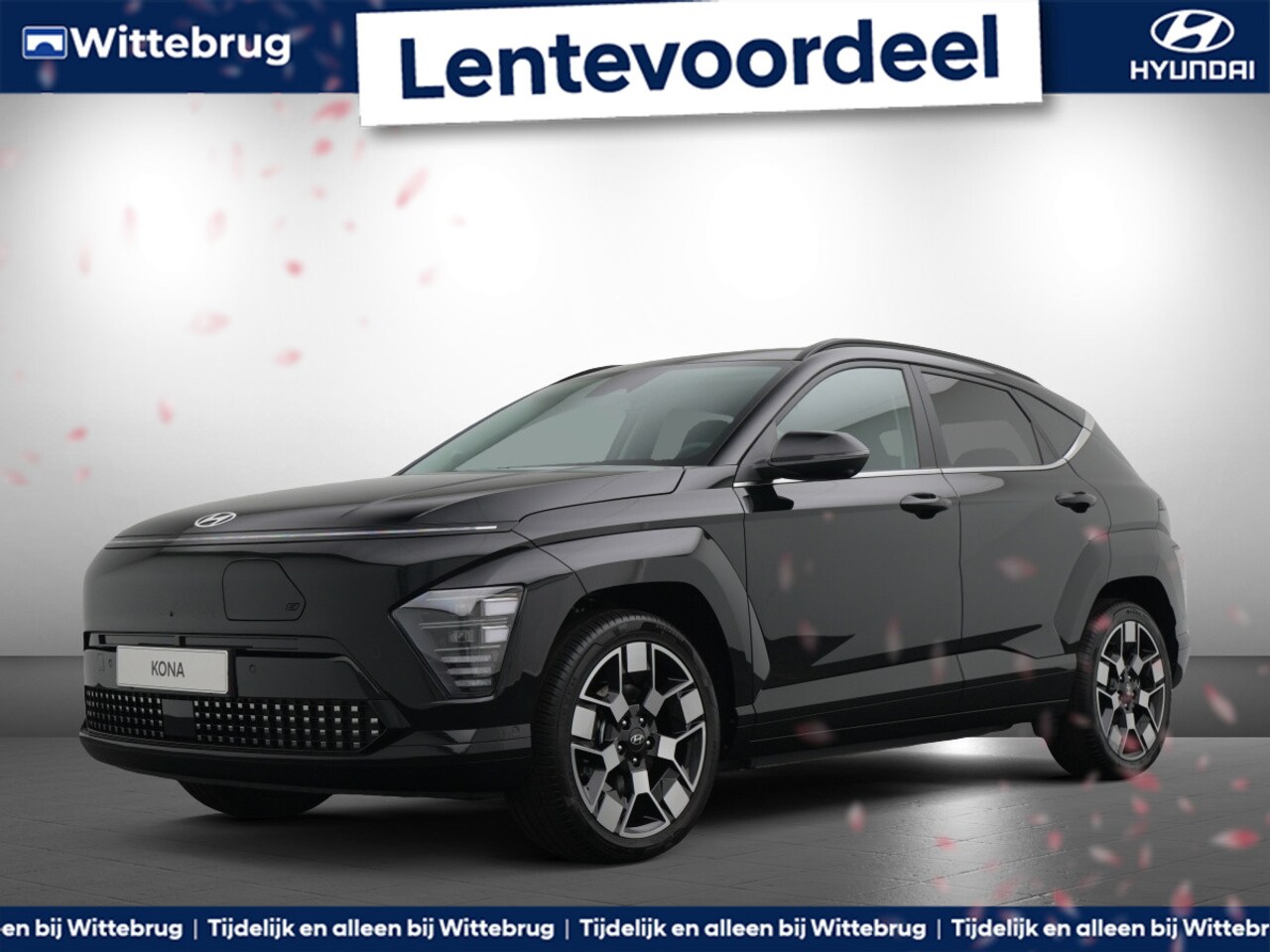 Hyundai Kona Electric - Premium 65.4 kWh Volledig Elektrische Automaat met Navigatie, Lederen bekleding en Stoelve - AutoWereld.nl