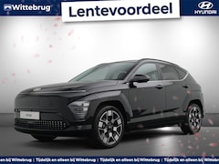 Hyundai Kona Electric - Premium 65.4 kWh Volledig Elektrische Automaat met Navigatie, Lederen bekleding en Stoelve