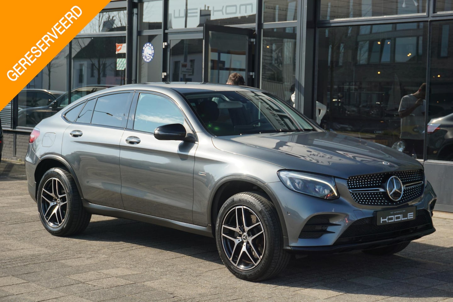 Mercedes-Benz GLC-klasse Coupé - 350e 4MATIC Business Solution AMG | trekhaak | elct stoelen - AutoWereld.nl