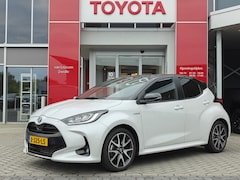 Toyota Yaris - 1.5 Hybrid BI-TONE LEDER BLINDSPOT BLUETOOTH NAVI AD-CRUISE CLIMA KEYLESS 17"LM-VELGEN