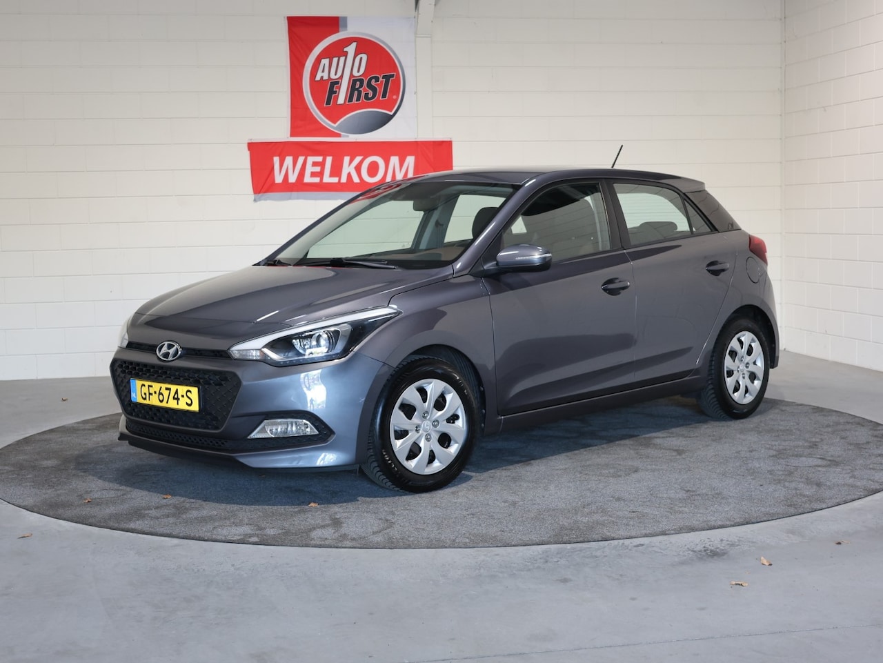 Hyundai i20 - 1.2 HP i-Motion, Airco, Radio, Blue tooth tel, Isofix, Cruise control, All season banden, - AutoWereld.nl