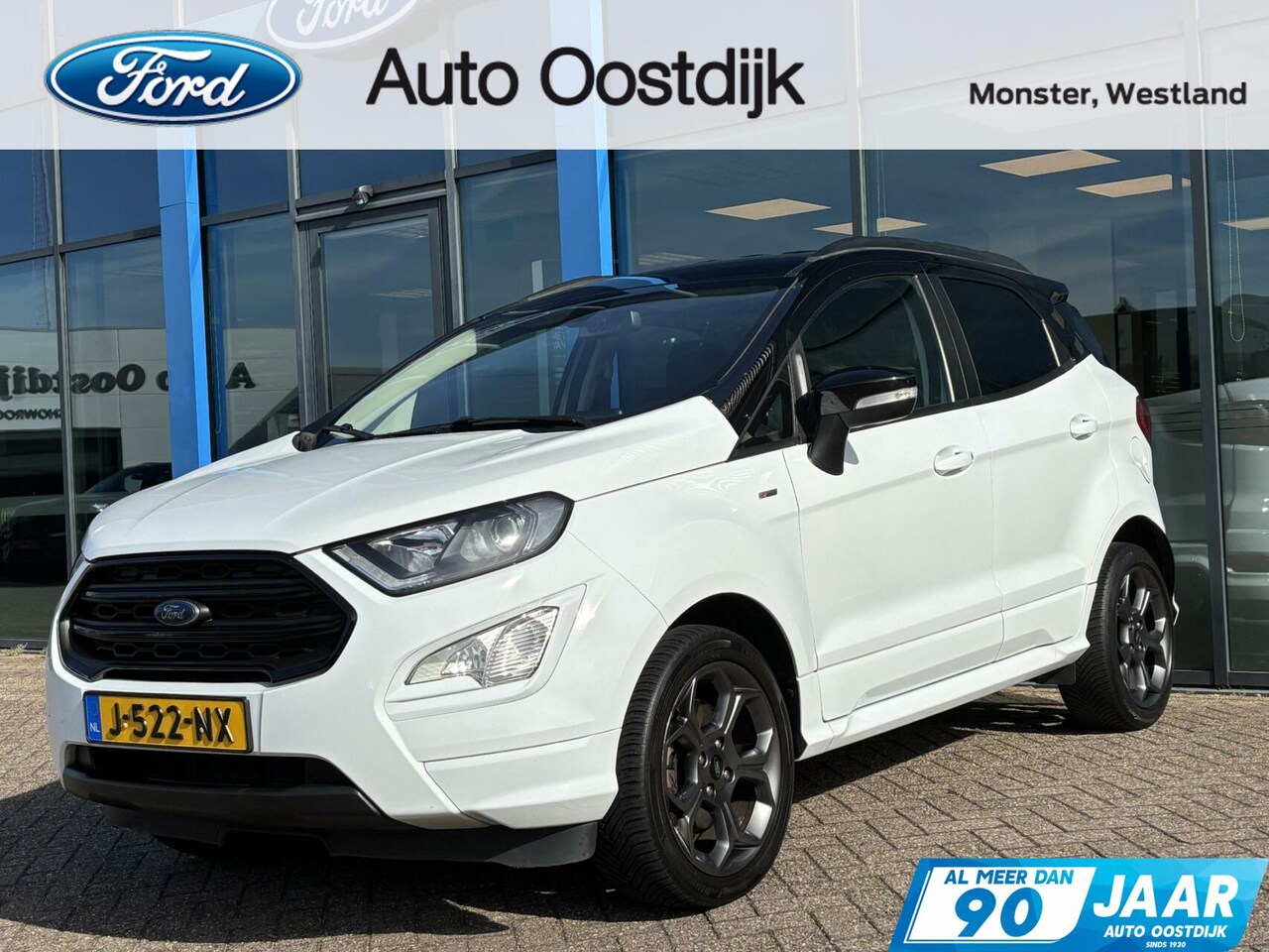 Ford EcoSport - 1.0 EcoBoost ST-Line Black 125PK Winterpack Afn. Trekhaak Climate Cruise Navi Parkeersenso - AutoWereld.nl