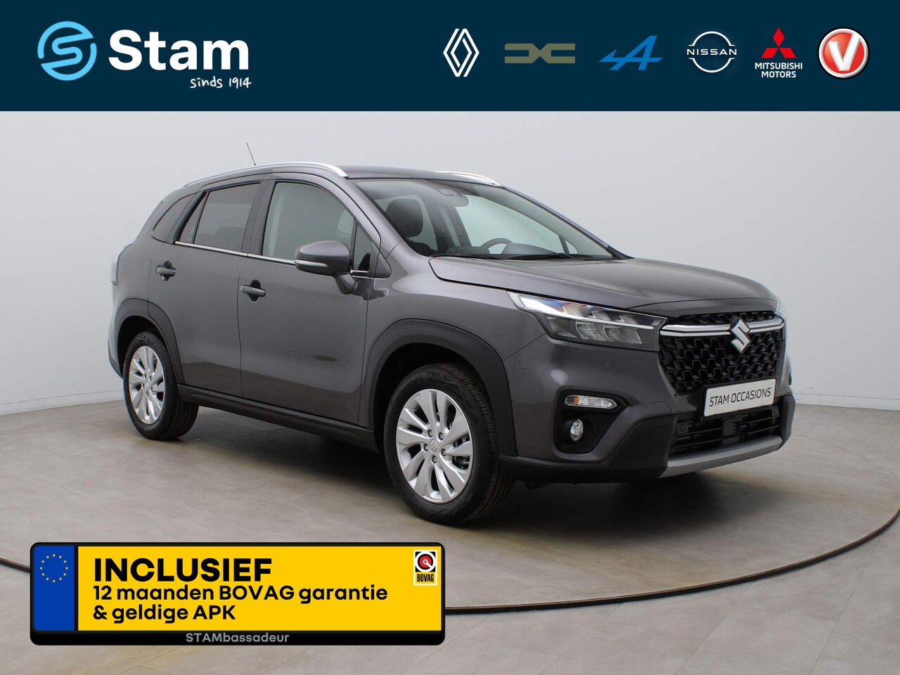 Suzuki S-Cross - 130pk Boosterjet Select Smart Hybrid Adapt. cruise | Camera | Climate | Navi | Stoelverwar - AutoWereld.nl