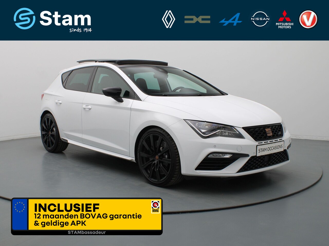 Seat Leon - 290pk TSI CUPRA AUTOMAAT Camera | Cruise | Navi | Parkeersens. v+a | Stoelverw. | Panorama - AutoWereld.nl