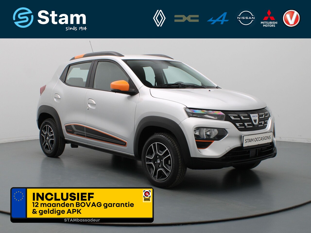 Dacia Spring - Comfort Plus (Orange Pack) Airco | Camera | Carplay | Navi | Parksens. achter - AutoWereld.nl