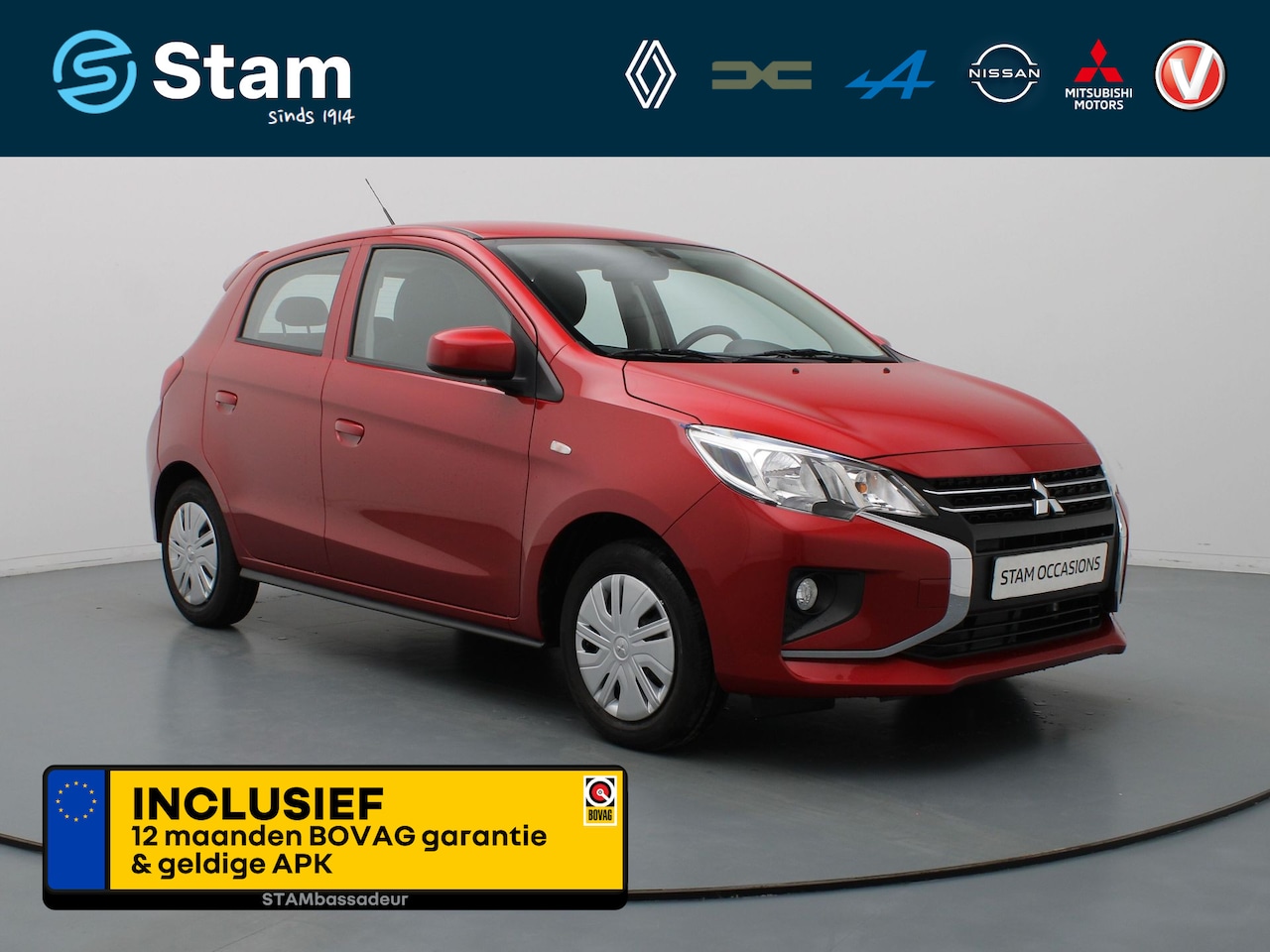 Mitsubishi Space Star - 71pk Connect+ Airco | Apple Carplay | Bluetooth - AutoWereld.nl