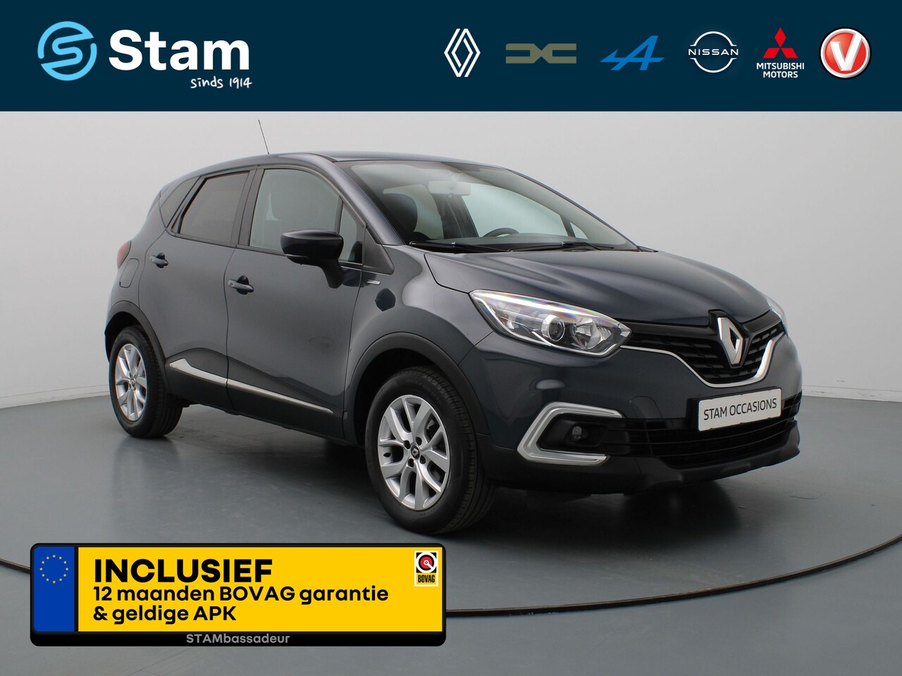 Renault Captur - TCe 90pk Limited Airco | Carplay | Cruise | Navi | Parksens. achter - AutoWereld.nl