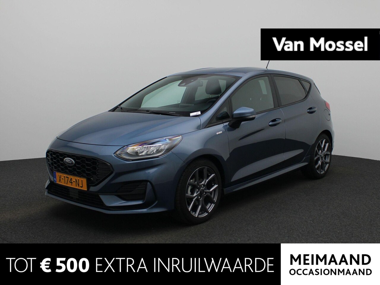 Ford Fiesta - 1.0 EcoBoost Hybrid ST-Line | Apple Carplay/Android Auto | Winter pack | Climate control - AutoWereld.nl