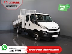 Iveco Daily - 35C14D 2.3 140 pk Aut. ZF DC Dubbel Cabine 6 Pers./ Kipper/ Pick Up/ Open Laadbak/ 3.5t Tr