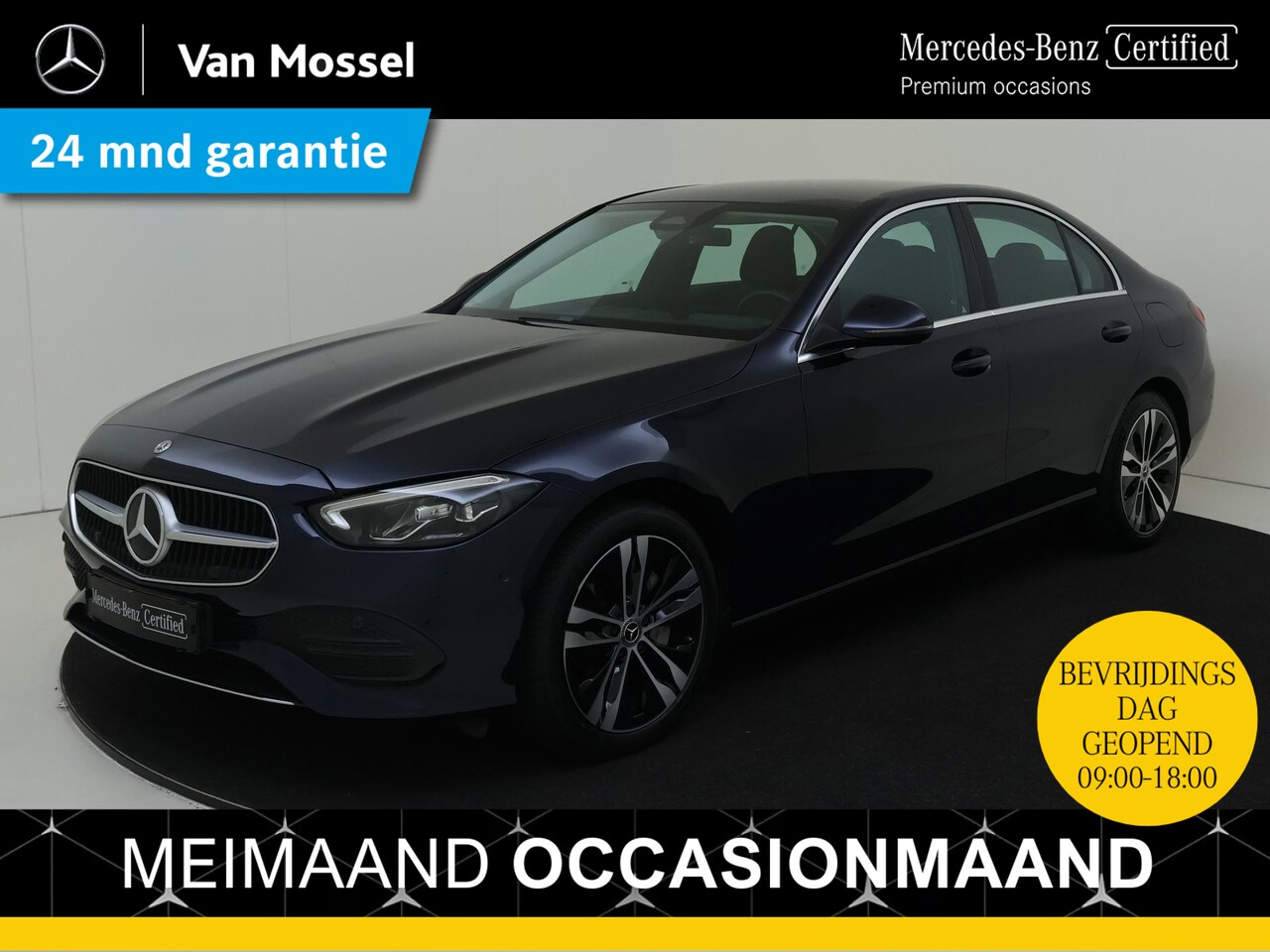 Mercedes-Benz C-klasse - 300 e Luxury Line Limited /Carplay /Dodehoeksensor /Elek. Trekhaak - AutoWereld.nl