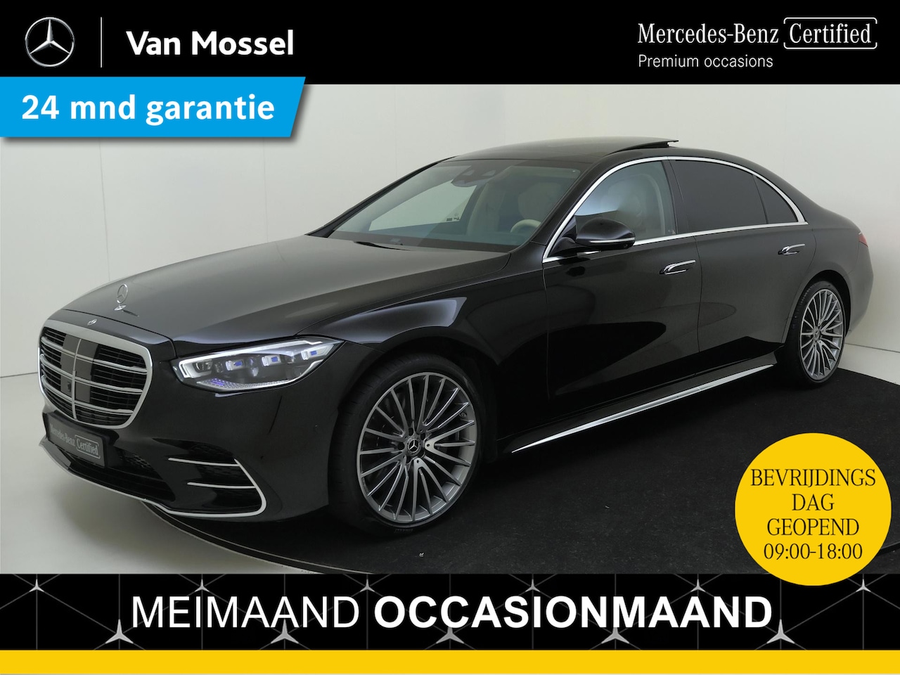 Mercedes-Benz S-klasse - 580 4MATIC Lang AMG Line / Stoelverwarming / Stoelverkoeling / Memory-Stoelen / Panaroma-s - AutoWereld.nl