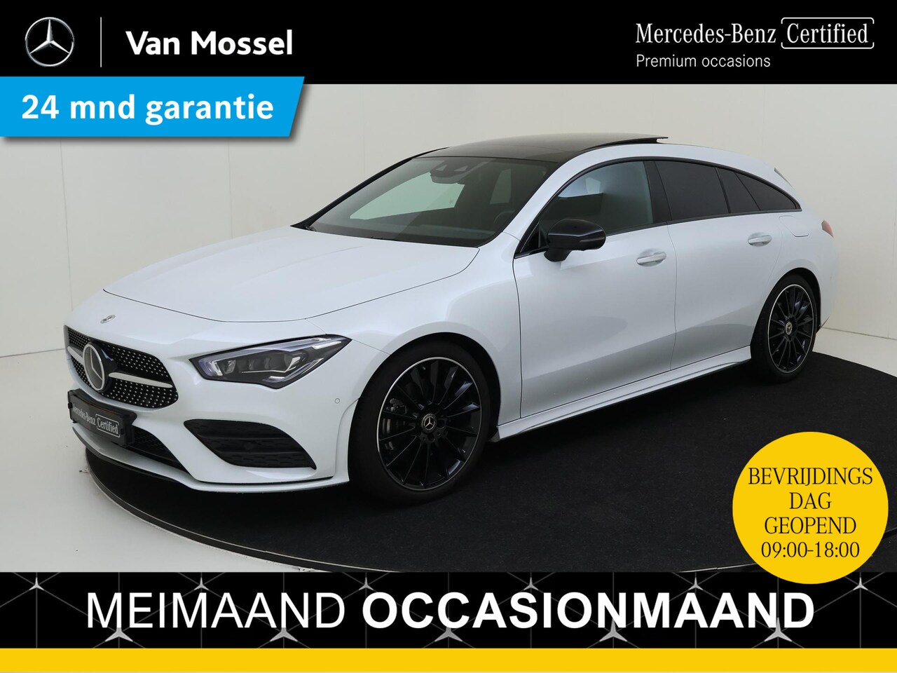 Mercedes-Benz CLA-klasse Shooting Brake - 200 AMG Line / Stoelverwarming / 360Graden-Camera / Night-Pakket / - AutoWereld.nl
