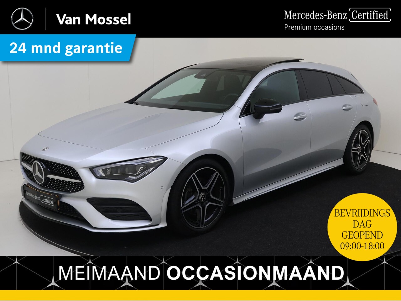 Mercedes-Benz CLA-klasse Shooting Brake - 180 Business Solution AMG / Stoelverwarming / Achteruitrijcamera / Panaroma-schuifdak / - AutoWereld.nl