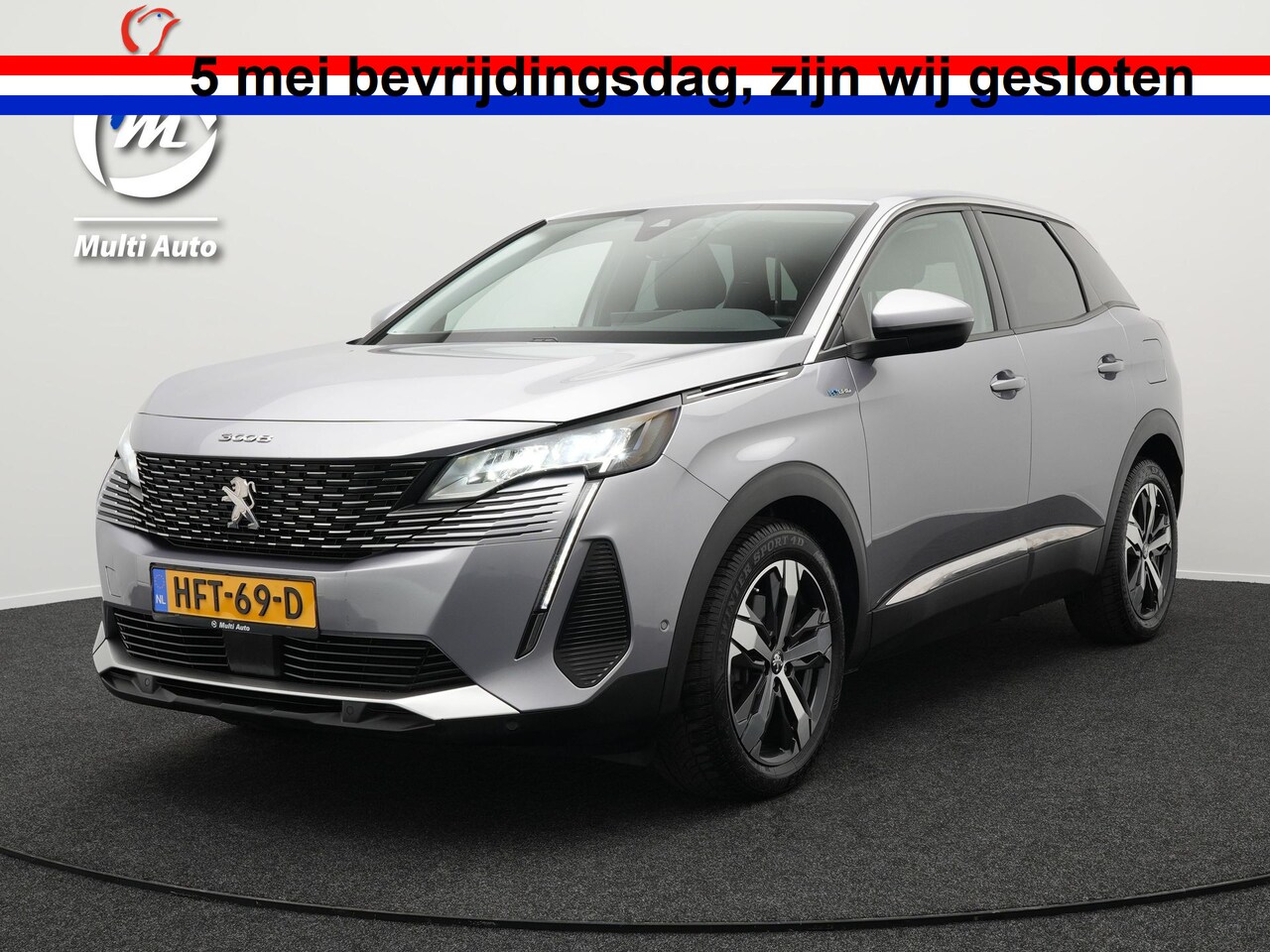 Peugeot 3008 - HYbrid 225 Allure Plug In Hybrid Facelift Dealer O.H PHEV | Camera | Full LED | Sportstoel - AutoWereld.nl