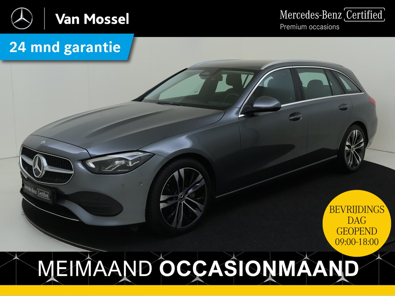 Mercedes-Benz C-klasse Estate - 180 Luxury Line / Stoelverwarming / Achteruitrijcamera / Easypack-Achterklep / - AutoWereld.nl