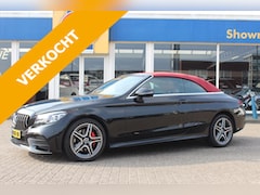 Mercedes-Benz C-klasse Cabrio - C180 156pk 9G-TRONIC AMG Line | 100% Dealer onderhoud | 360° Camera | Burmester | Trekhaak