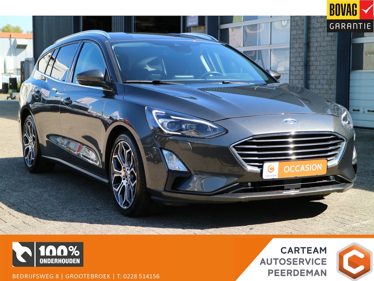 Ford Focus Wagon - 1.5 EcoBoost Titanium | LED | Automaat! | Trekhaak! | - AutoWereld.nl