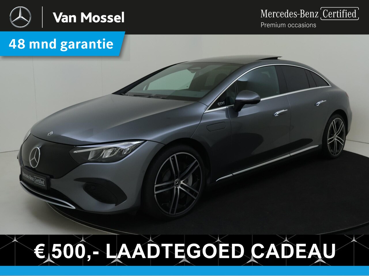 Mercedes-Benz EQE - 300 Business Line | Panaroma-schuifdak | Stoelverwarming | Achteruitrijcamera | Sfeerverli - AutoWereld.nl