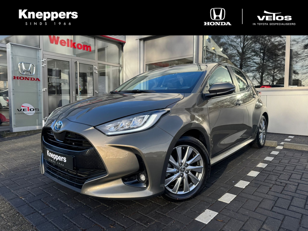 Toyota Yaris - 1.5 Hybrid Business Head-up Display, Stoelverwarming, 16inch velgen , All-in Rijklaarprijs - AutoWereld.nl