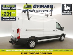 Ford Transit - 350 2.0 TDCI L3H2 2800KG Trekgew. Trekhaak Ladderlift Airco Cruise PDC 3 Persoons Elektrpa
