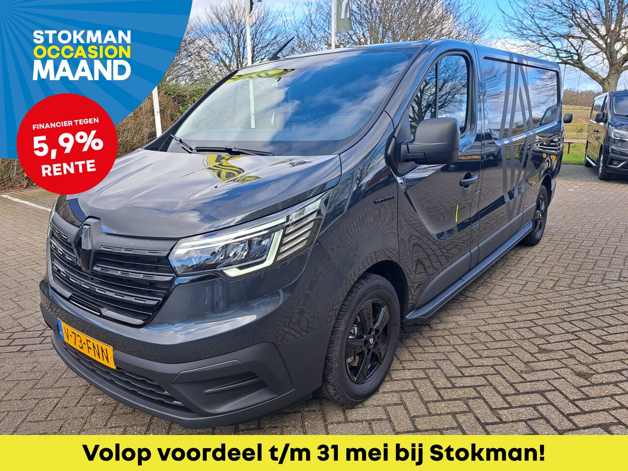 Renault Trafic - 2.0 dCi 130 T30 L2H1 GB Comfort Black Edition | Airco | Cruise | LM velgen | Betimmering | - AutoWereld.nl