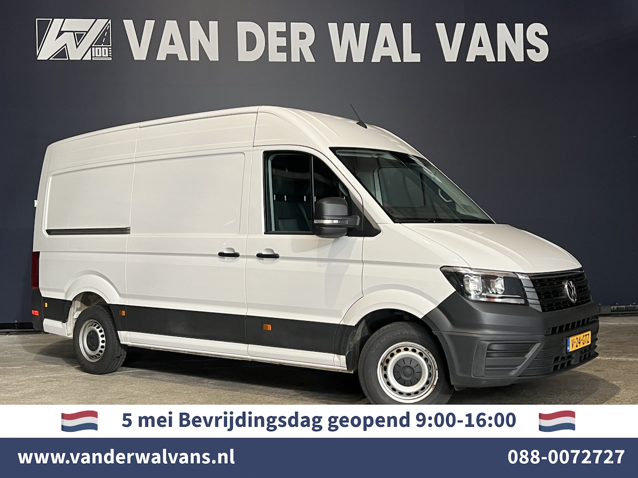 Volkswagen Crafter - 2.0 TDI 140pk L3H3 L2H2 Euro6 Airco | Camera | Apple Carplay | Android Auto Bijrijdersbank - AutoWereld.nl