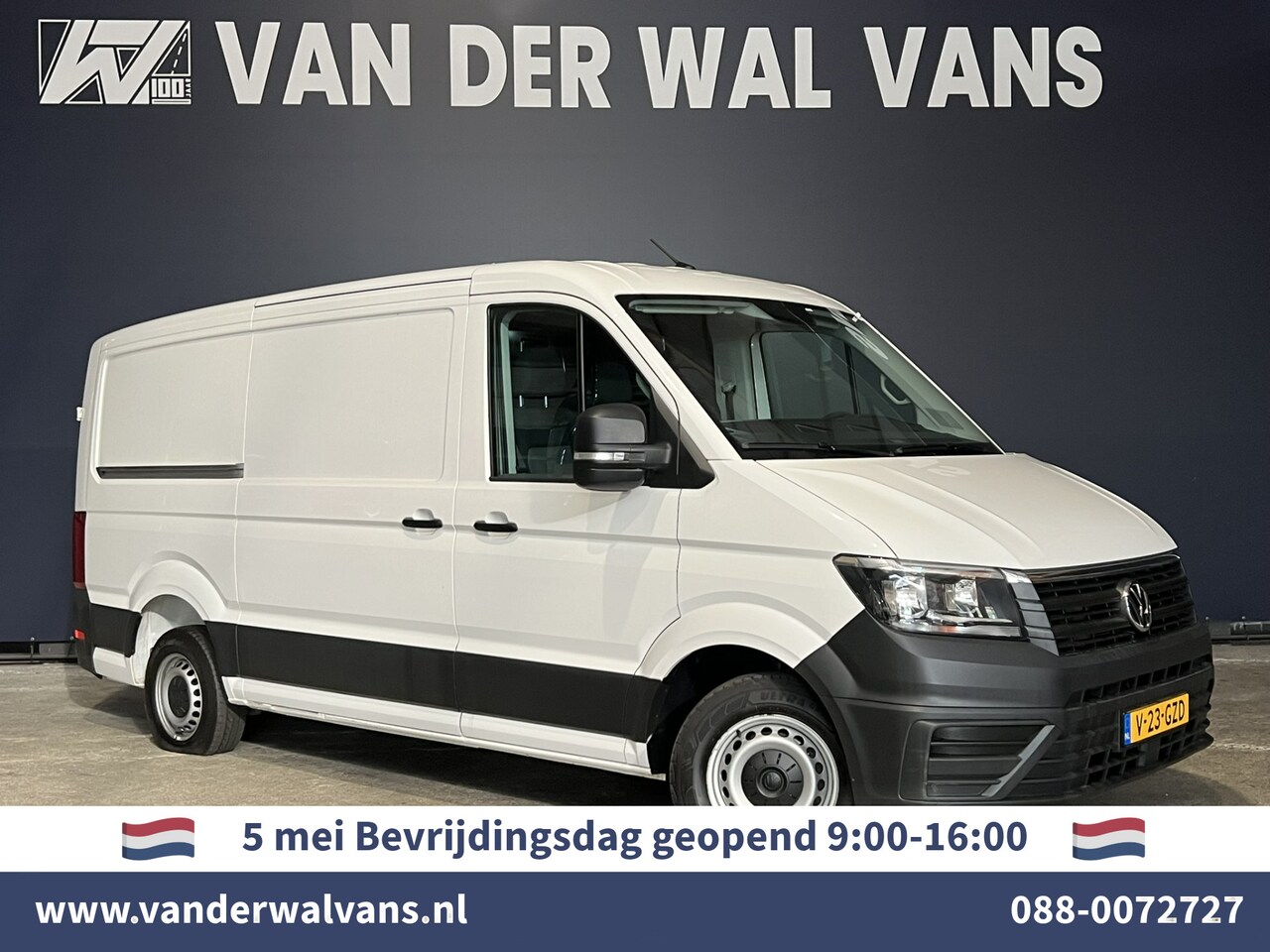 Volkswagen Crafter - 2.0 TDI 140pk L3H2 L2H1 Euro6 Airco | Cruisecontrol | Bijrijdersbank 3000kg trekvermogen - AutoWereld.nl