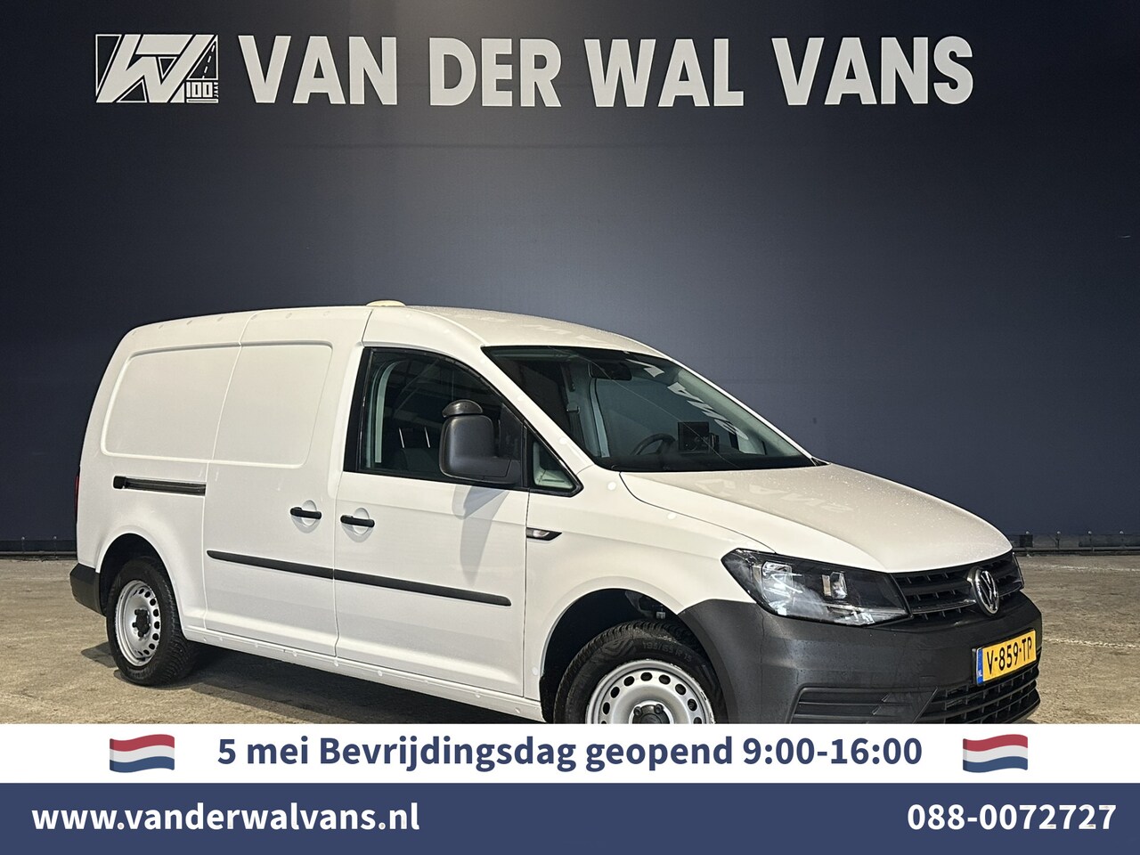 Volkswagen Caddy - 2.0 TDI 102pk L2H1 Euro6 Airco | Navigatie | Apple Carplay | 1500kg Trekhaak | Cruisecontr - AutoWereld.nl