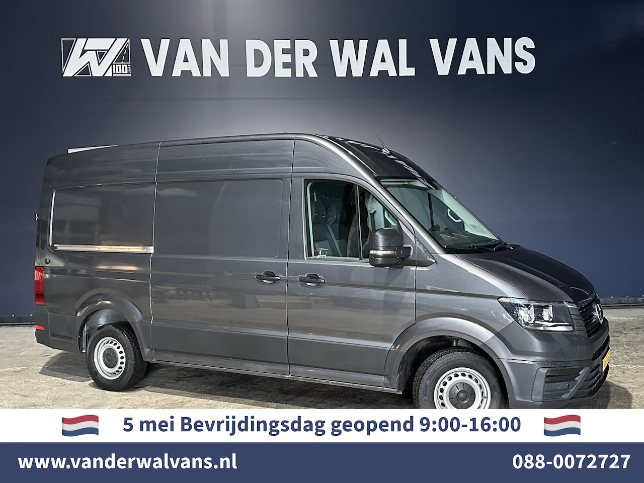 Volkswagen Crafter - 2.0 TDI L3H3 L2H2 Euro6 Airco | Trekhaak | Parkeersensoren Bijrijdersbank - AutoWereld.nl